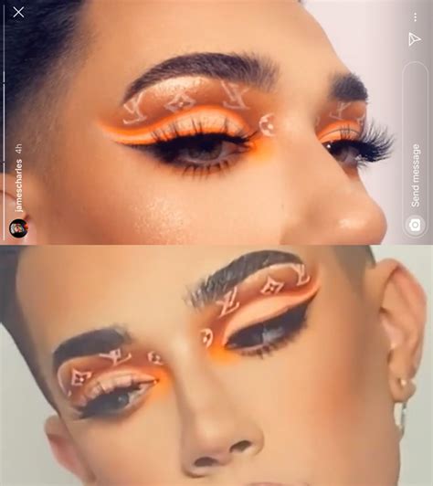 james charles louis vuitton eyeshadow|JAMES CHARLES' LOUIS VUITTON IG FILTER MAKEUP .